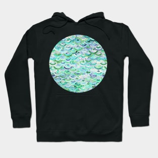 Marble Mosaic in Mint Quartz and Jade Hoodie